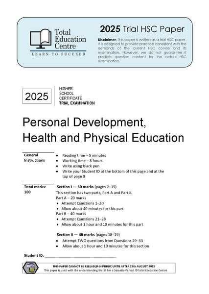 2025 Trial HSC Physics