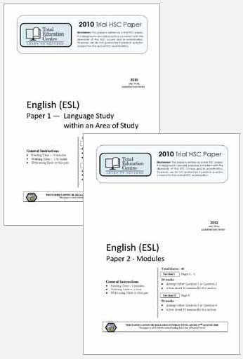 2010 Trial HSC English ESL P1&2