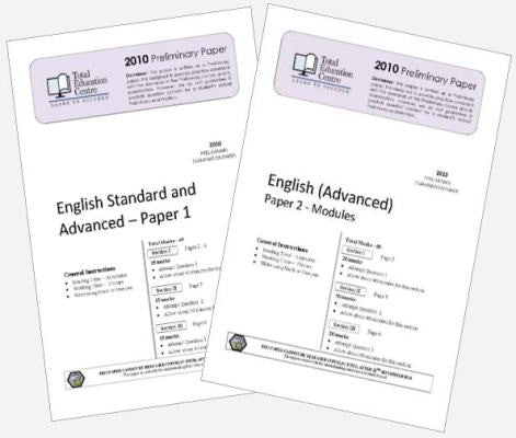 2010 Trial Preliminary English Advanced Papers 1 & 2