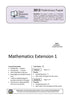 2012 Preliminary Extension 1 Mathematics (Yr 11)