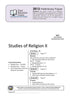 2013 Trial Prelim (Yr 11) Studies of Religion II