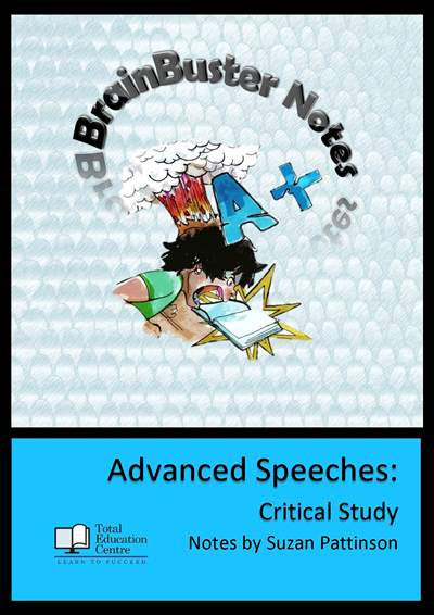 Speeches Advanced - Brainbuster Notes
