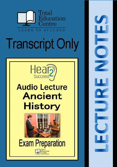 Hear2Succeed Ancient History Exam Preparation Notes
