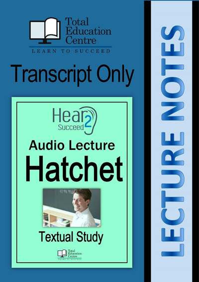 Hear2Succeed English Hatchet Notes
