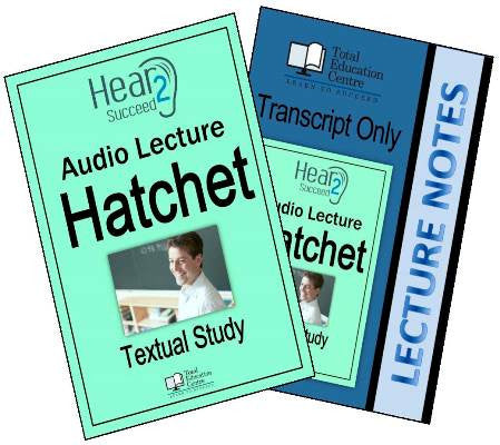 Hear2Succeed English Hatchet Notes and Audio lecture